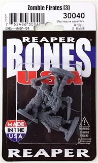 Dark Heaven Legends Zombie Pirates Miniature Figure 25mm Heroic Scale Reaper Bones USA Reaper Miniatures
