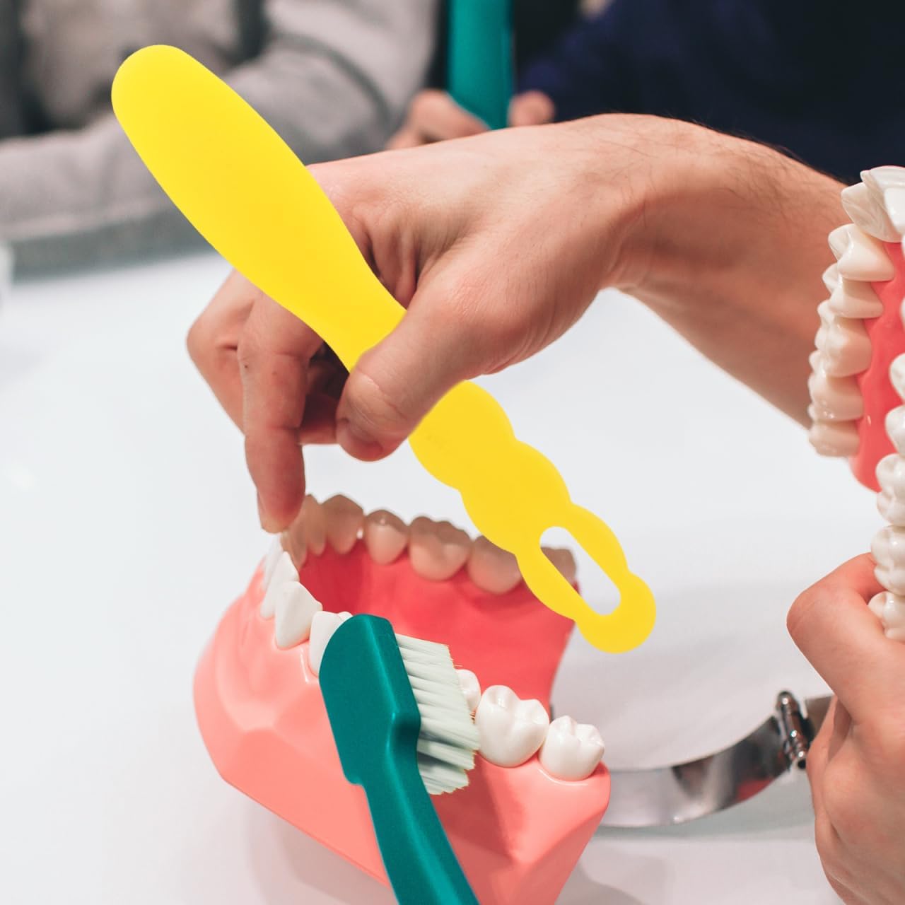 Espátulas dentales 19,5 cm resistentes al calor azul amarillo rosa blanco