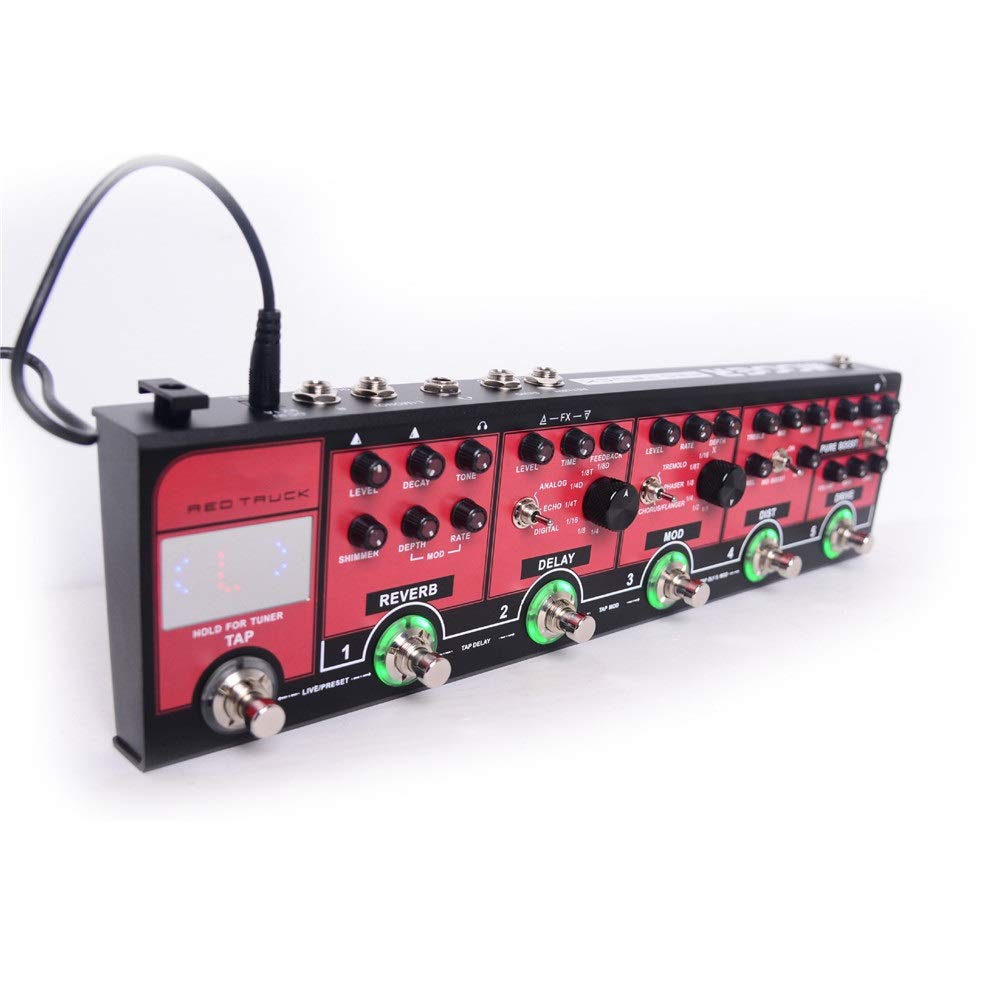 Amazon.co.jp: ギターエフェクト 6 In 1 Red Truckギターエフェクト