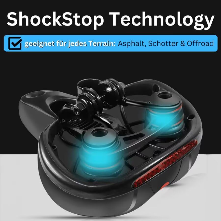 Fahrradsattel Cloud Comfort Pro Max Sattel - Endlich Schmerzfrei Radfahren Bequem Weich Memory