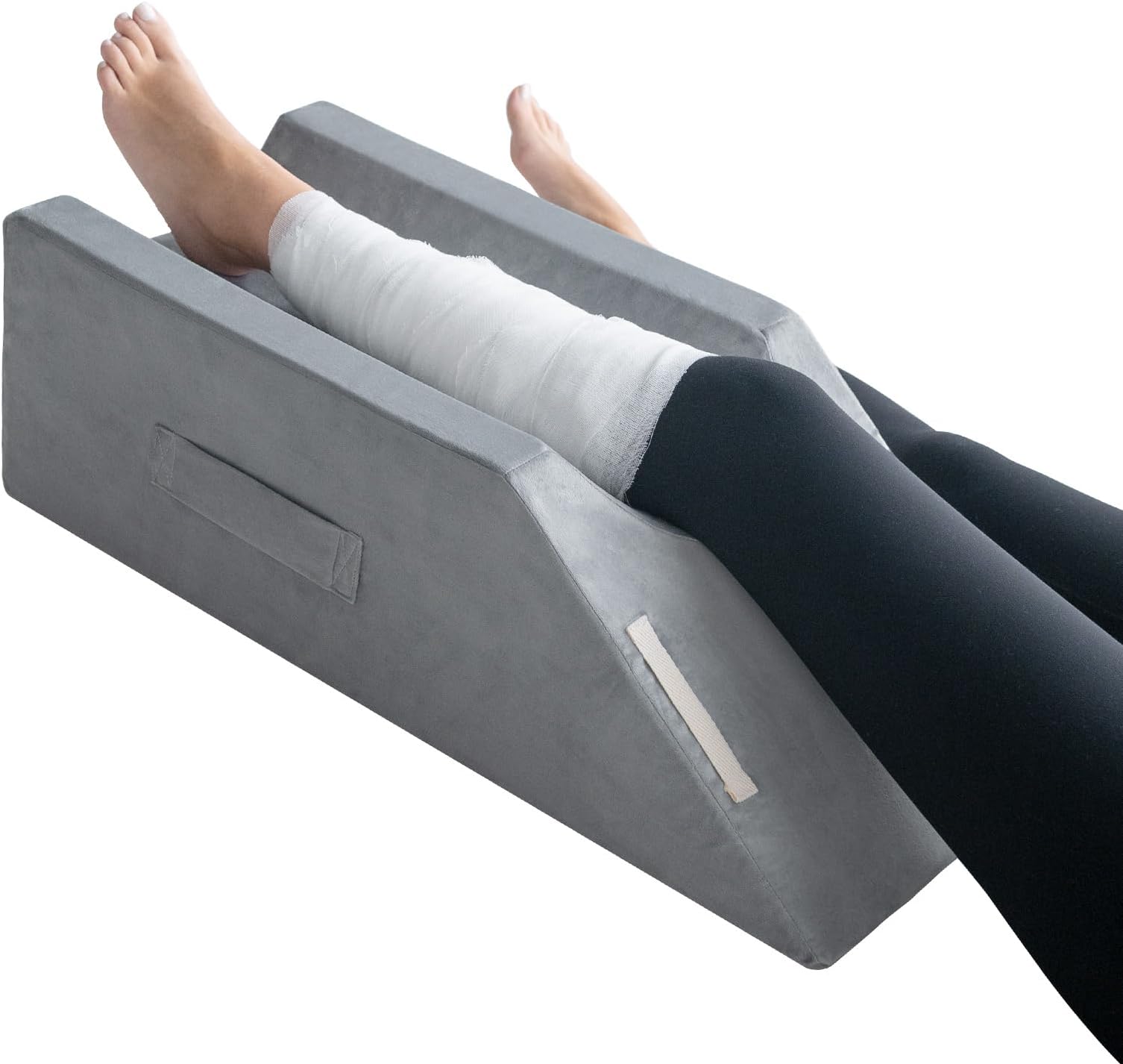 LightEase Memory Foam Leg, Knee, Ankle Support and Elevation Leg Pillow for Surgery