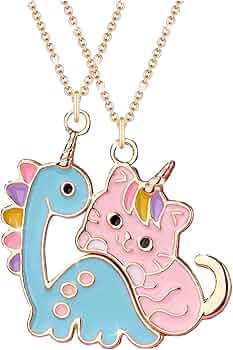 Collane Dell'Amicizia Con Dinosauri Per BFF - Regalo Simbolico Per Migliori Amiche E Amici - Foto 13