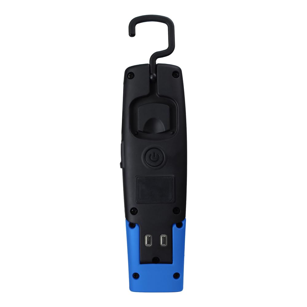 Baladeuse LED rechargeable sur socle 6W, 600 lumens, IP54, IK07, crochet, mode torche, aimanté, garantie 3 ans - Tibelec