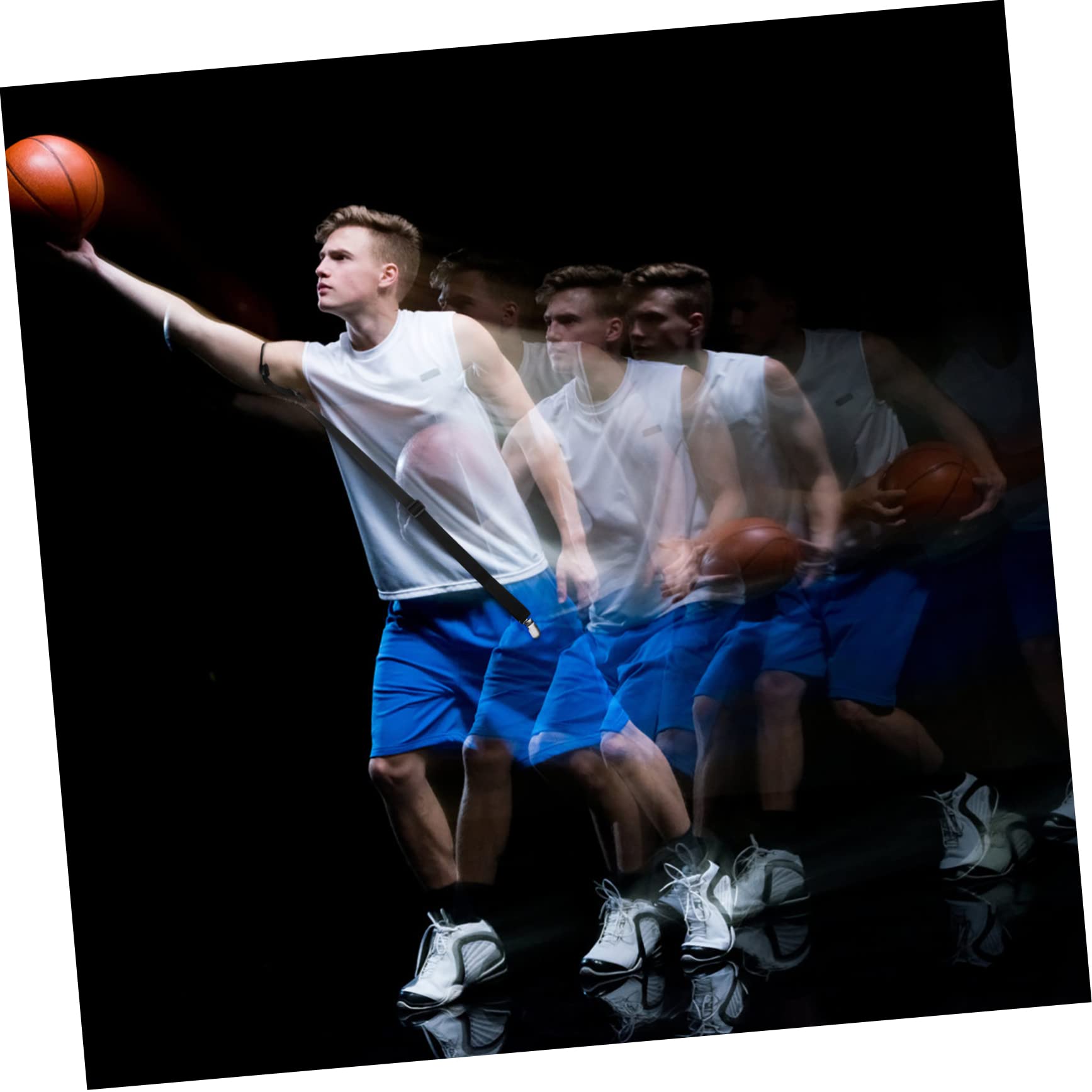 Ball Guide pour Main De Guide De Basket-Ball Accessoire Entraînement De Basket-Ball Sangle pour Entraînement De Basket-Ball
