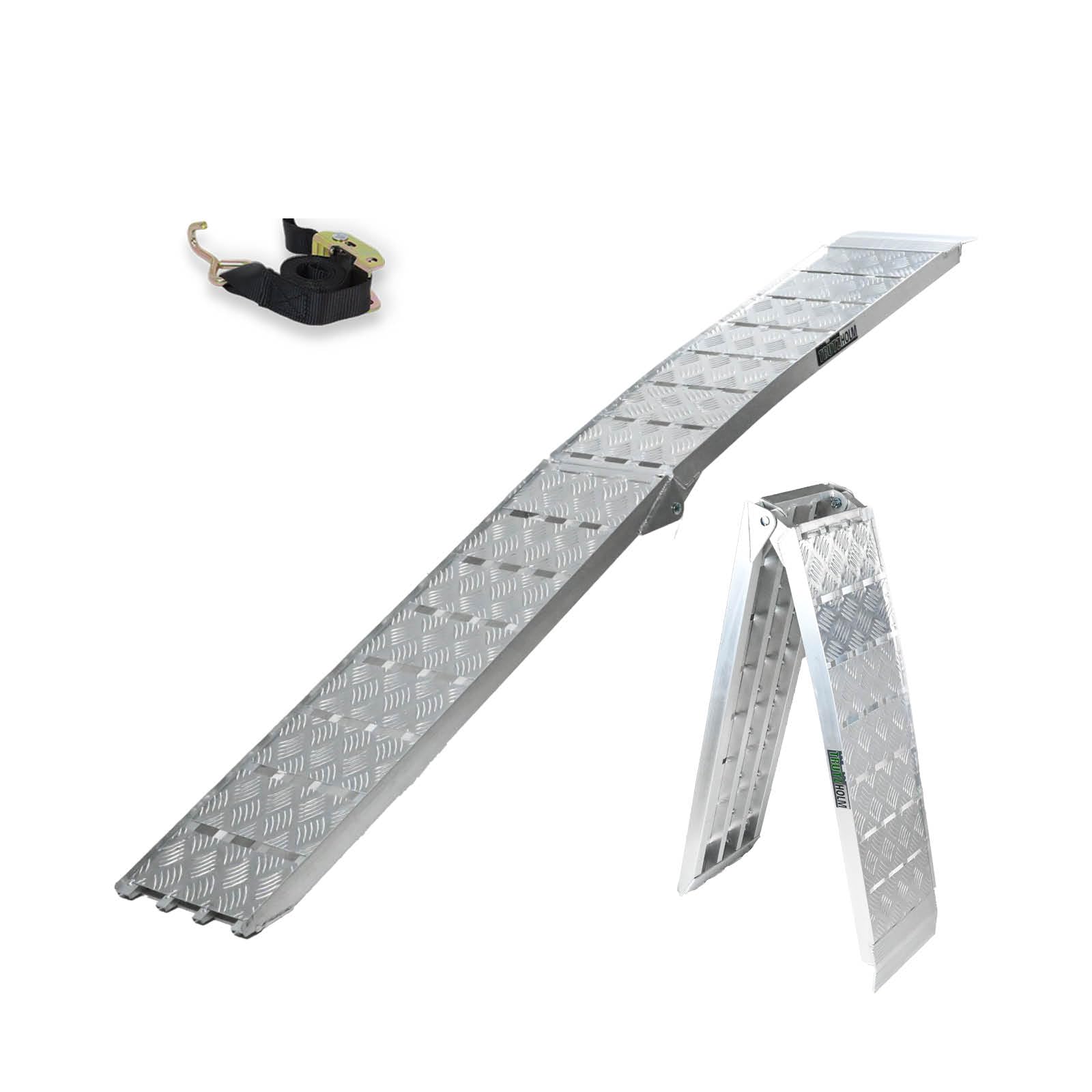 TRUTZHOLM Auffahrrampe Auffahrrampe 226 x 285 cm klappbar, grau