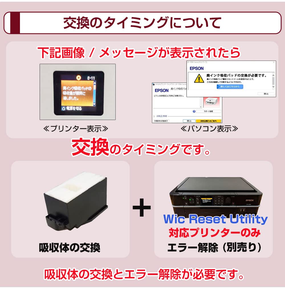 EP-806AW　廃インク吸収パッド　限界品 エプソン 【廃インク吸収パッドのみ】 EP-806AB EP-806AR EP