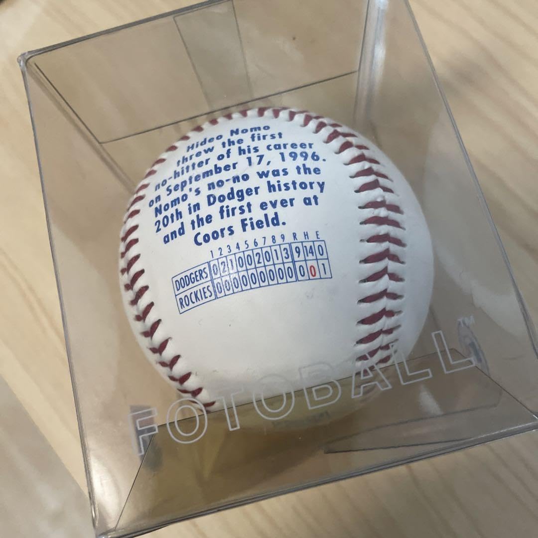 Amazon.co.jp: FOTO BALL野茂英雄 1996年 ノーヒット ノーラン達成 
