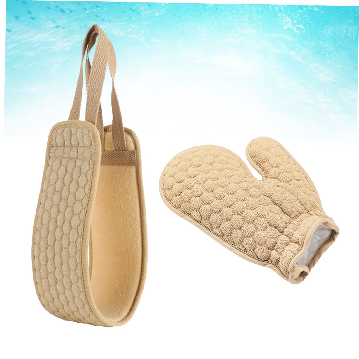 DOITOOL 6 Stk Badwäscher loufah schwamm Peeling-Luffa-Schwämme Bad-Spa-Waschmaschine Handschuhe handtücher Duschtuch für den Rücken Reiben Handtuch Erwachsener Artefakt zum