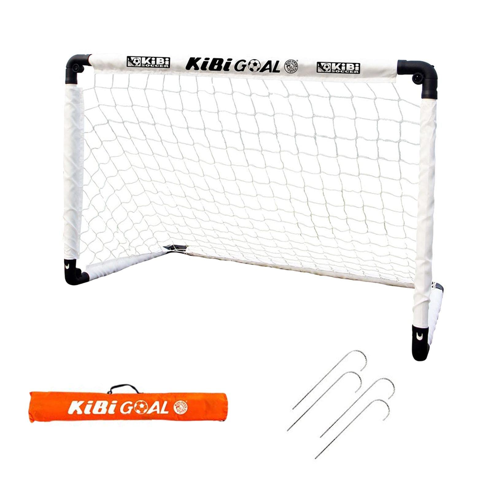 Kids Soccer Goals Portable Soccer Nets Set Outdoor Training Easy Assembly L Orange-image-41