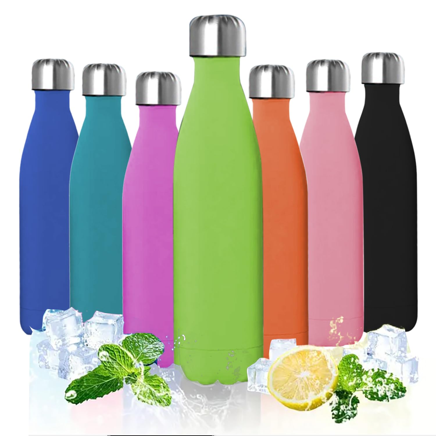 ProBytes Stainless Steel 1000ml Water Bottle, Thermal Vacuum Insulated Flask, Double Wall BPA-Free Material