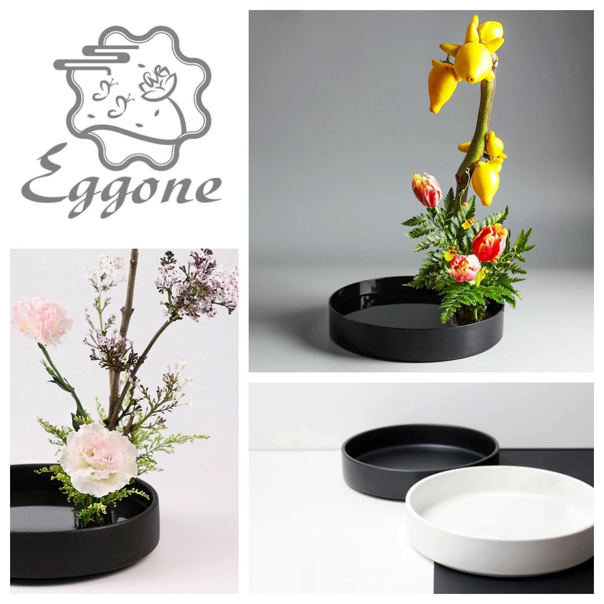 花瓶　54545 Amazon.com: 8.5inch Japanese Ceramic Ikebana Vase Kit with