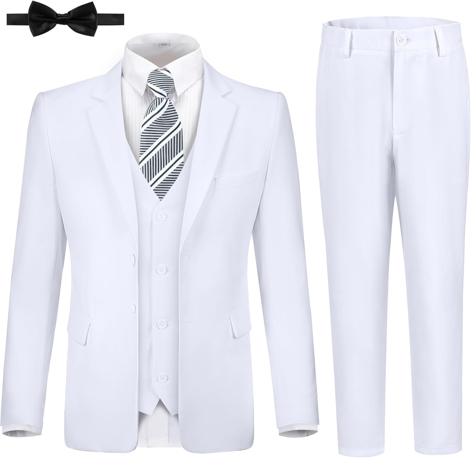 JPF Boy's Formal Suit Set Slim Fit Kids Tuxedo Suits for Wedding Teen Toddler Boy Dress Suit Outfit