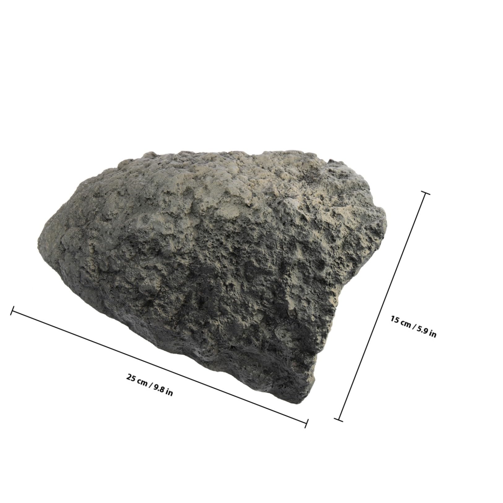 VALICLUD Cachette pour Reptiles en Résine, Grotte aux Tortues Polyvalente et Décor de Terrarium pour Habitat des Tortues et Amphibiens