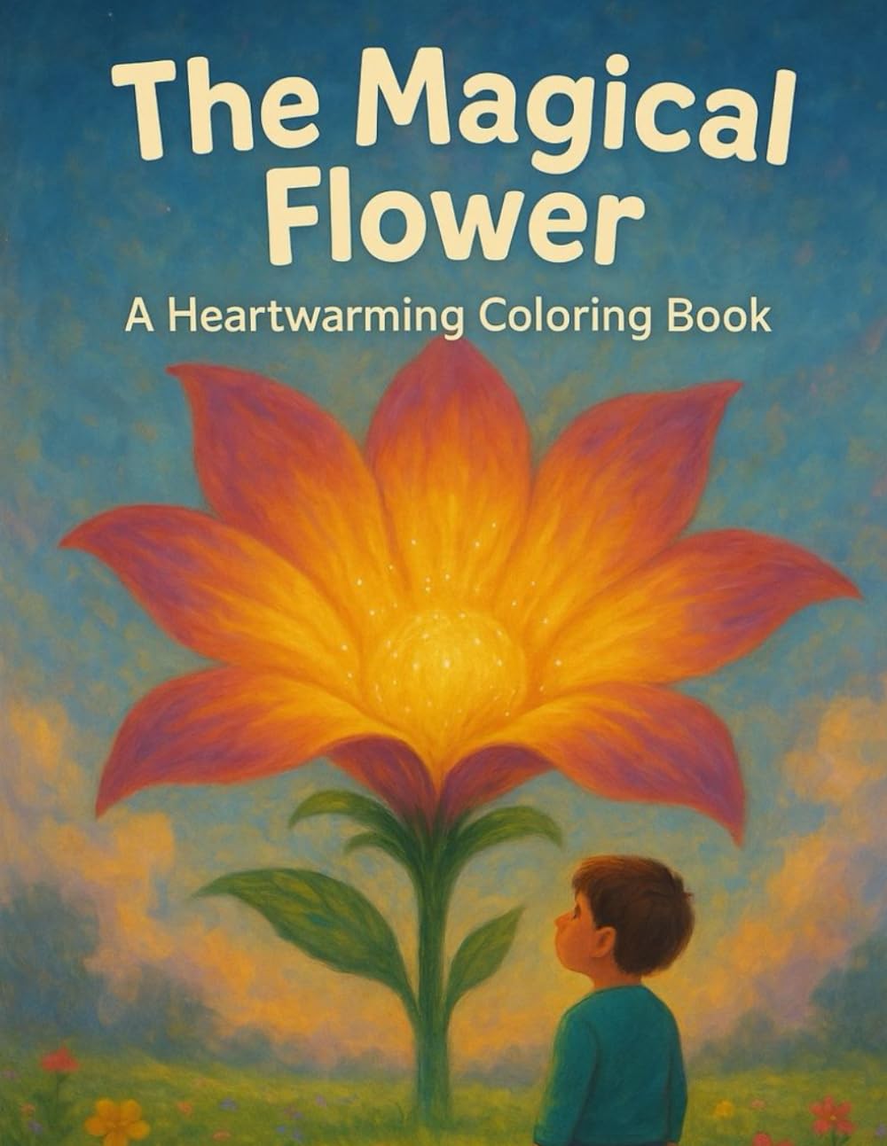 The Magical Flower: A Heartwarming Coloring Book