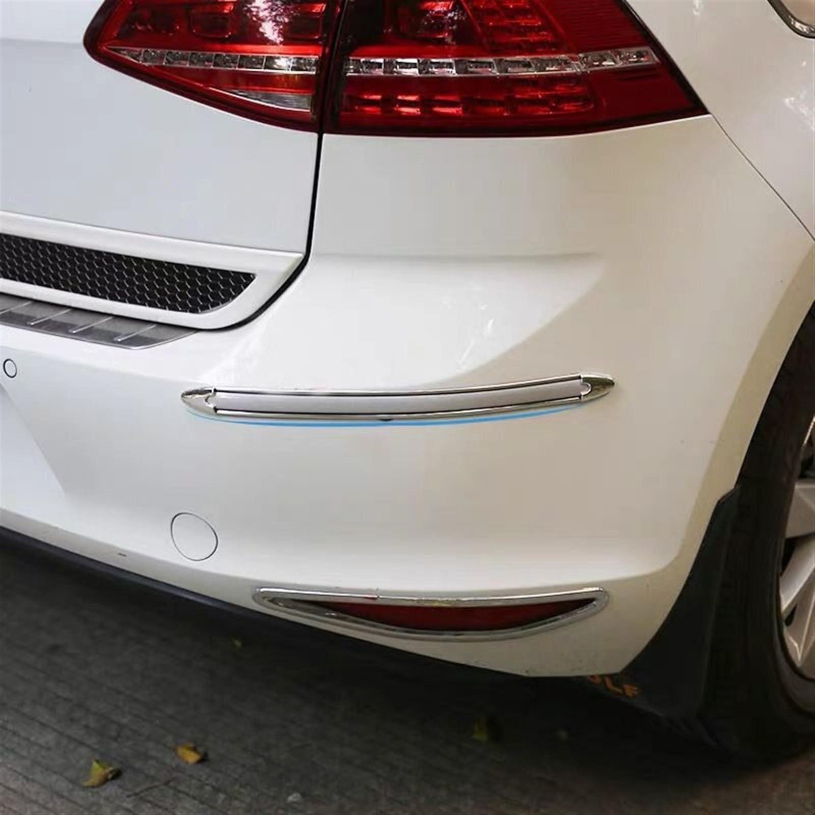 Adesivo di protezione posteriore per auto HYZHAUTO 4 pezzi per auto SUV per bordo anticollisione striscia paraurti protezione per barra di anti-sfregamento graffi crash