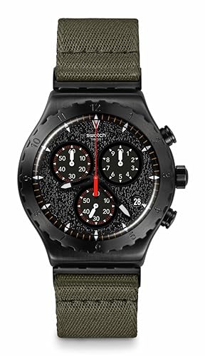 I New Chrono Unisex Watch Casual Polymer Black Quartz Waterproof