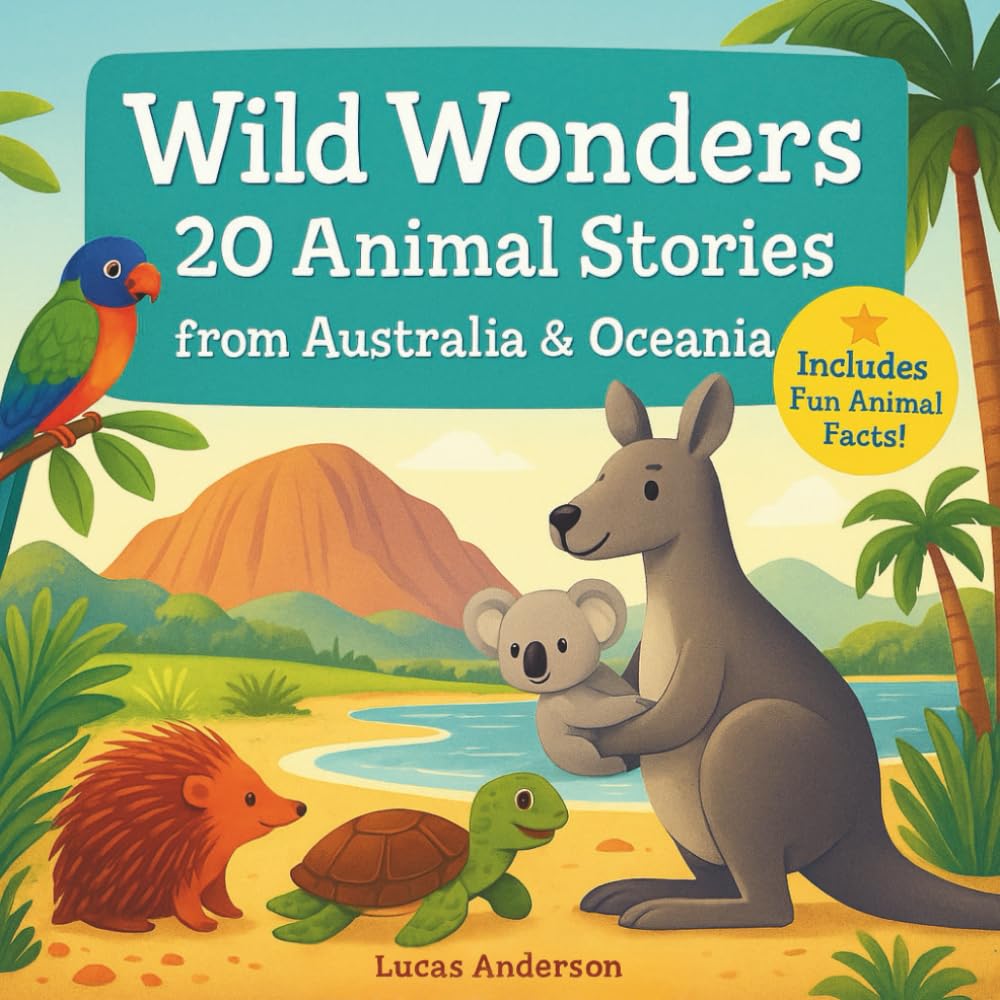 Wild Wonders: 20 Stories from Australia and Oceania: Heartwarming Animal Adventures That Teach Kids About the Magic of the Land Down Under