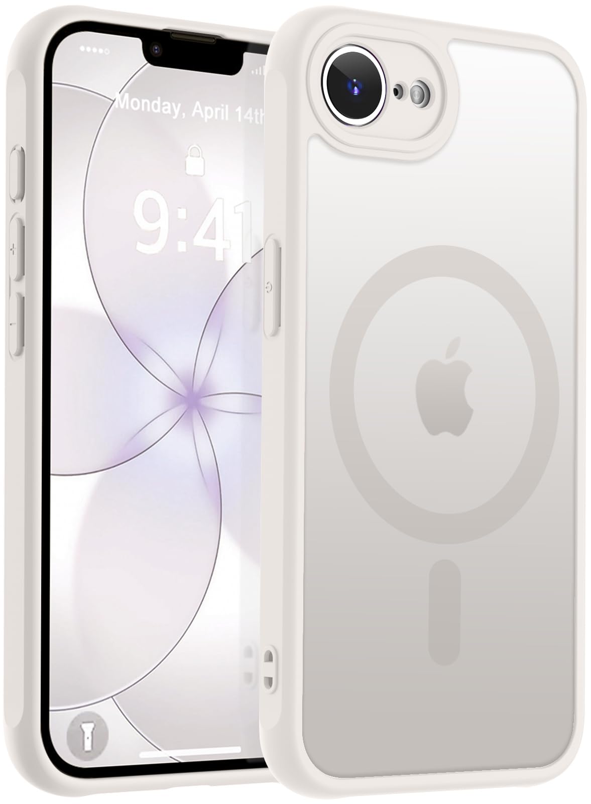 MOCCA Magnetic Shockproof for iPhone 17e Case,Stone