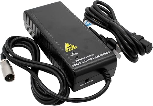 Miniatura 2 de Universal Power Group Cargador de batería de la vespa de la etapa XLR de 24V 5Amp 3 para Ranger Safari, Safari Ltd