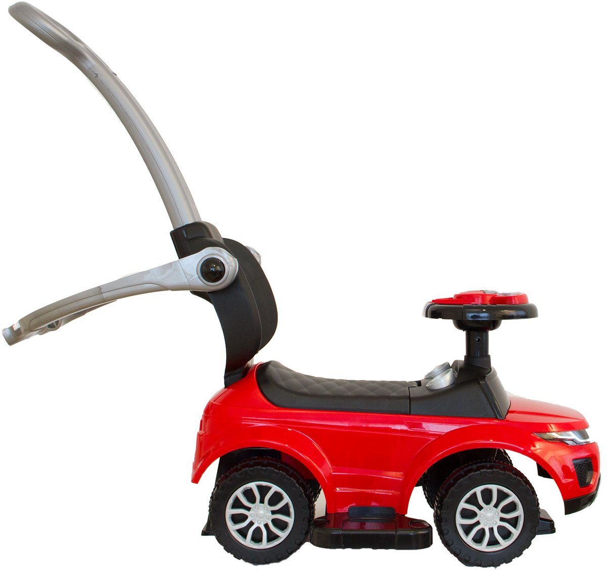 LEMODO Rutschauto mit Schiebestange | Rutschfahrzeug ab 1 Jahr | Rutscherfahrzeug mit Sicherheitsbügel | Kinderfahrzeug mit Staufach und Sound-Lenkrad | Kinderspielzeug zur Motorikförderung