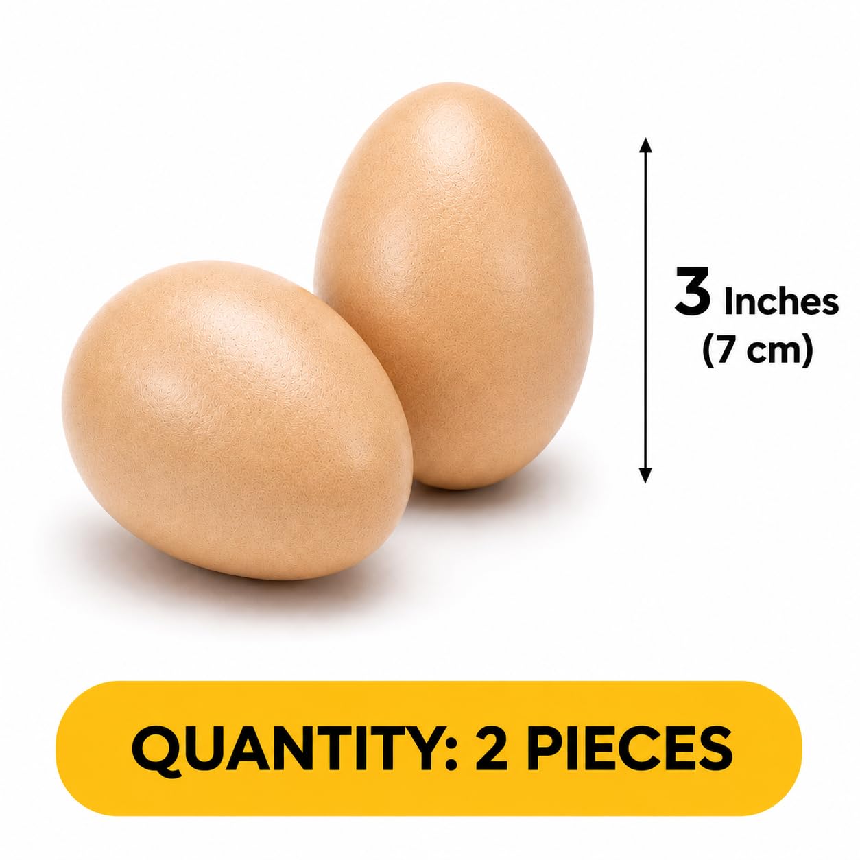 SunGrow Huevos De Gallina De Madera, Que Fomentan La Puesta De Huevos, Hechos con Madera Duradera