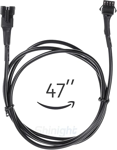 Miniatura 2 de 4 cables de extensión de 47 pulgadas para uso con 5050 LED SMD RGB neón kits de acento para LED motocicleta, ATV, luz de coche, tira de neón