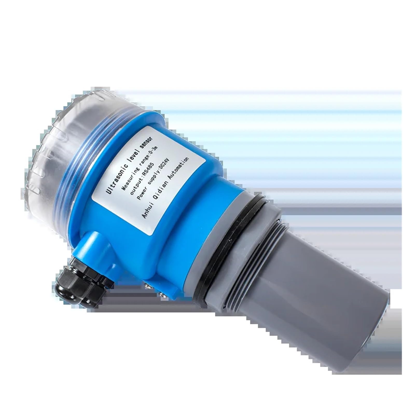 Ultraschall-Wasserstandsmesser, LED, digital, integriert, 4–20 mA, RS485-Ausgang, Flüssigkeitssensor, Sender, DC24V(4-20ma Output,2m)