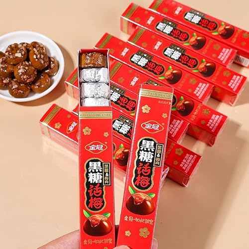 K糖?梅糖39g/条、酸甜口味硬糖、黒糖話梅糖、条装硬糖、独立小包装、甘酸っぱいオフィスカジュアルスナック、レトロキャンディー、キャンディーギフトバッグ、商用キャンディー、果物、おいしい健康キャンディー、飽きた軽食、甘いもの、デザート、中国果物、持ち運び、