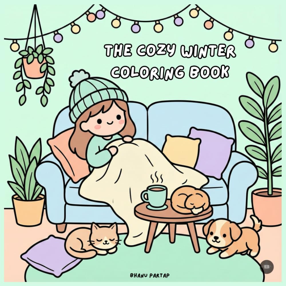 The Cozy Winter Coloring Book: Relaxing & Cute Winter Coloring Pages for Stress Relief and Comfort (Coloring world)