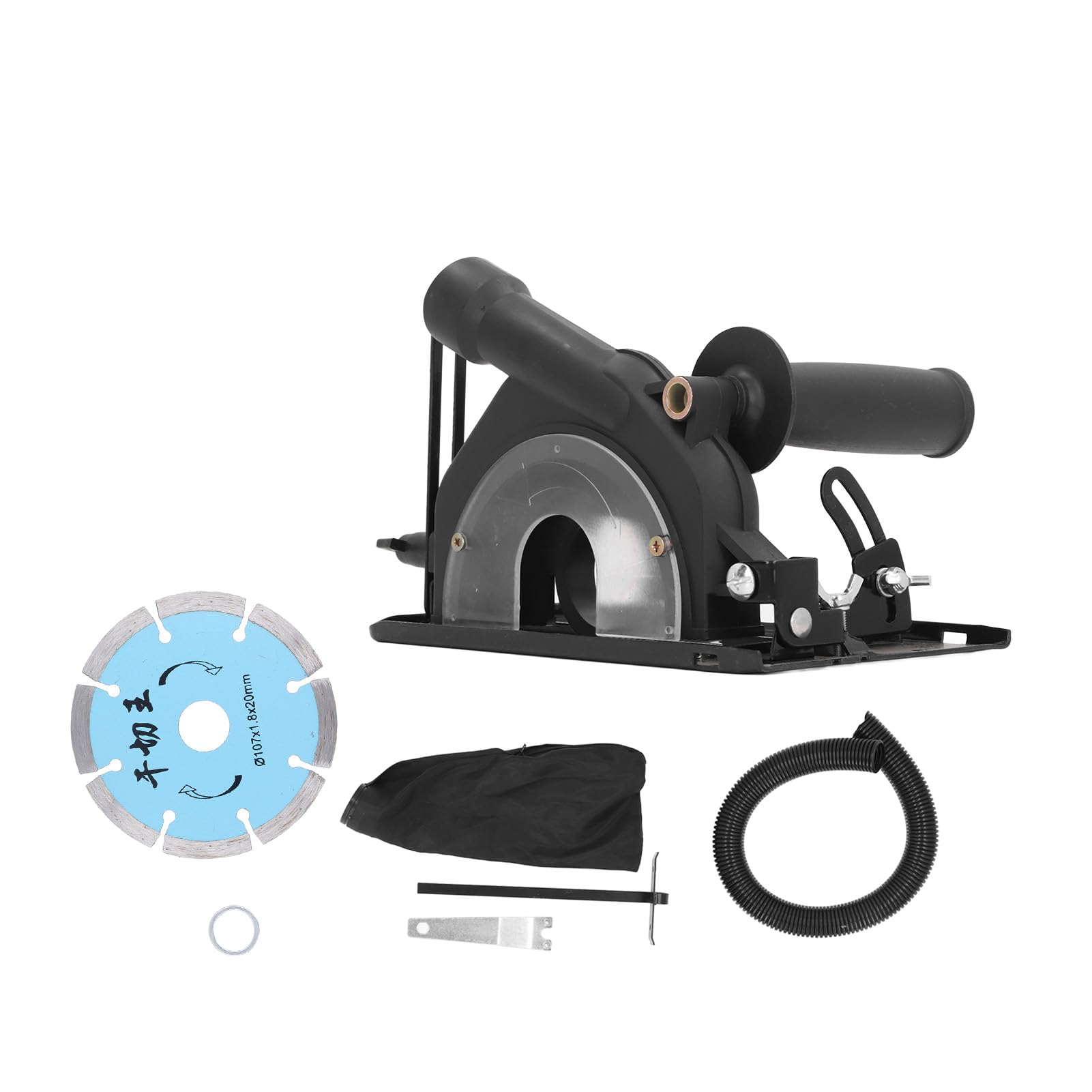 Jiawu 45 Degrees Adjustable Angle Grinder Stand, Holder & Bracket for 100-125mm Angle Grinder, Woodworking Attachments (Set 4)