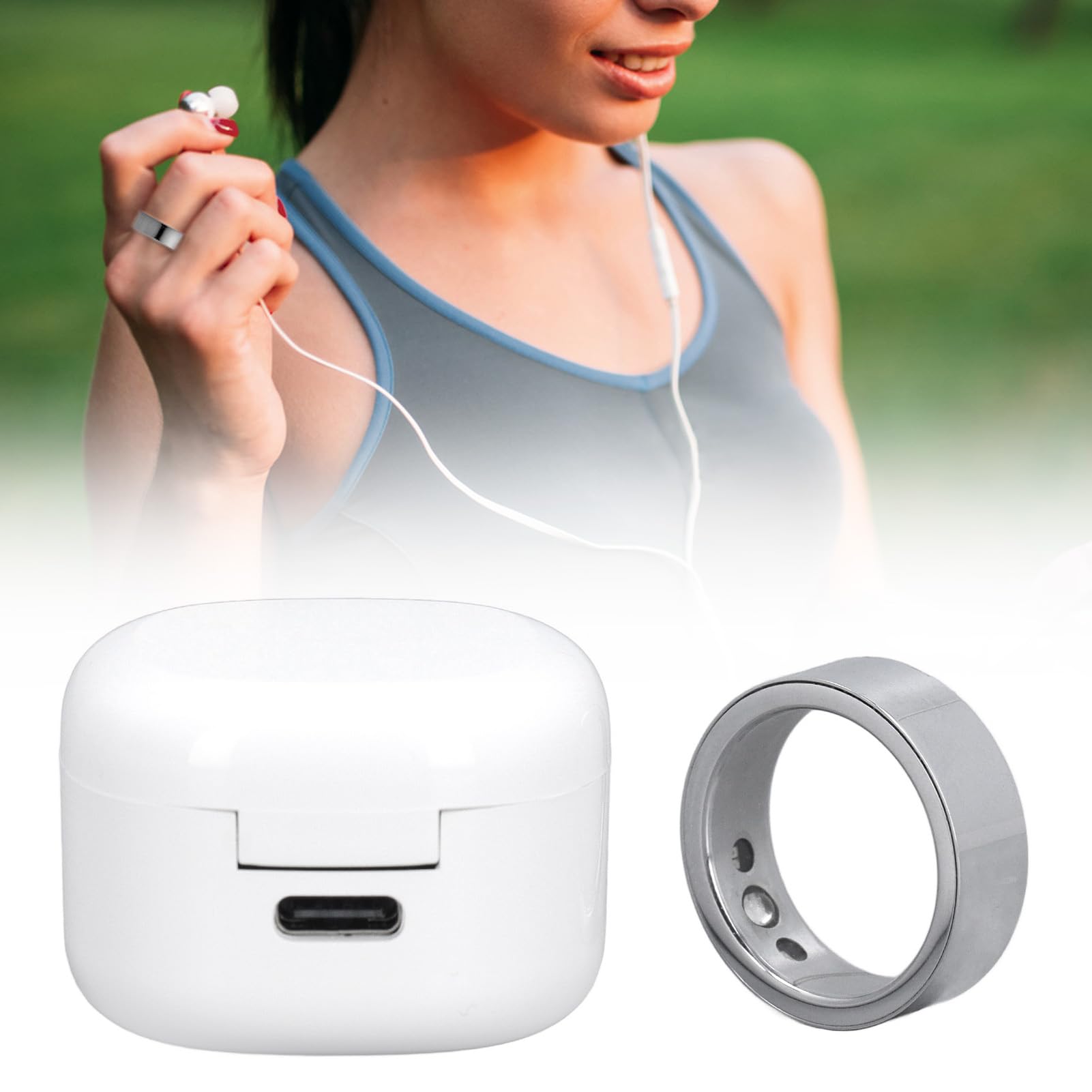 TOPINCN Intelligente, Monitoraggio della Salute Multifunzionale Intelligente della Salute per Donne e Uomini con Frequenza Cardiaca, Ossigeno nel Sangue, Monitor del Sonno (18)