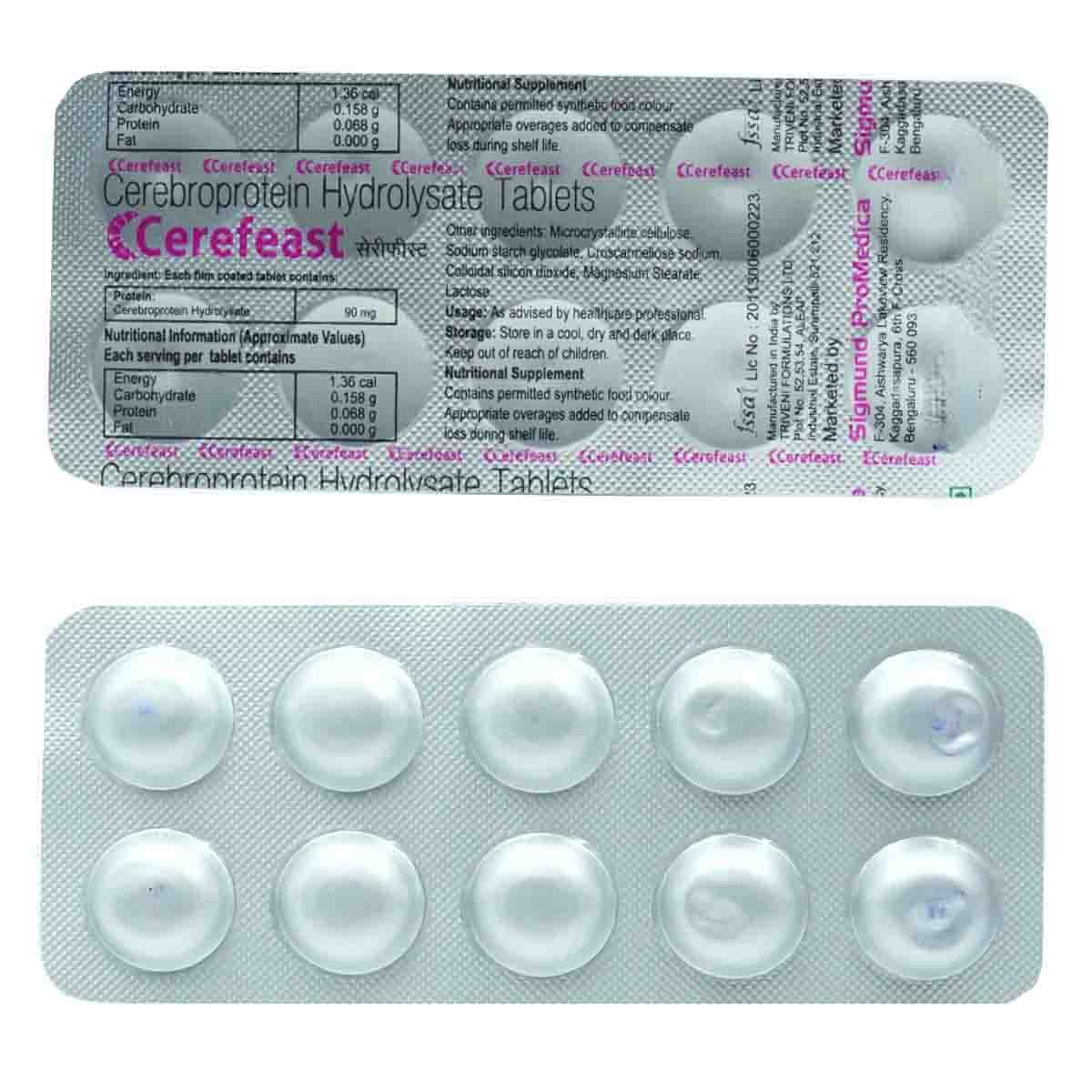 CEREFEAST - Strip of 10 Tablets