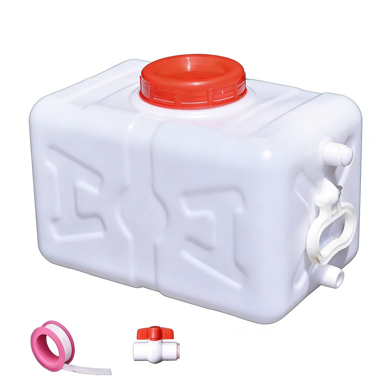 Bidón de Agua con Grifo 15-110L Portátil Depósito de Agua Contenedor para Camping Viajes, Camping, Barbacoa, Pesca, RV, Automóvil, Sin BPA(Size:30L/8 Gallon)