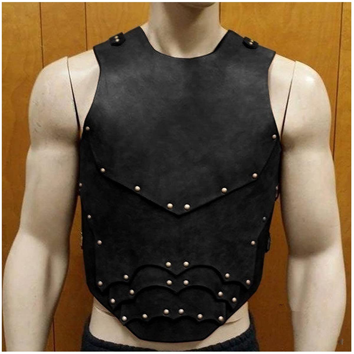 Viking Warrior PU Lederen Borst Armor Retro Knight Lederen Body Armor Middeleeuws Armor Voor Larpcosplay Viking Warrior PU Lederen Borst Armor Retro Knight Lederen Body Armor Middeleeuws Armor Voor Larpcosplay