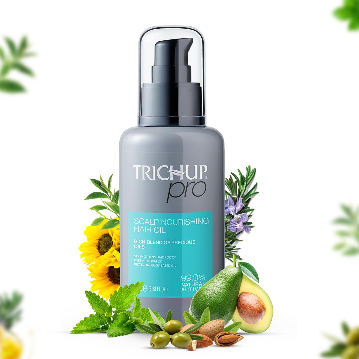 Trichup Pro Scalp Nourishing Hair Oil - 100 ml | Blend of Algae & Rosemary Oil | Deeply Hydrate Overall Scalp | Ultimate Frizz Control | Prevent Hair Breakage & Stimulates Blood Circulation in Scalp-image-14
