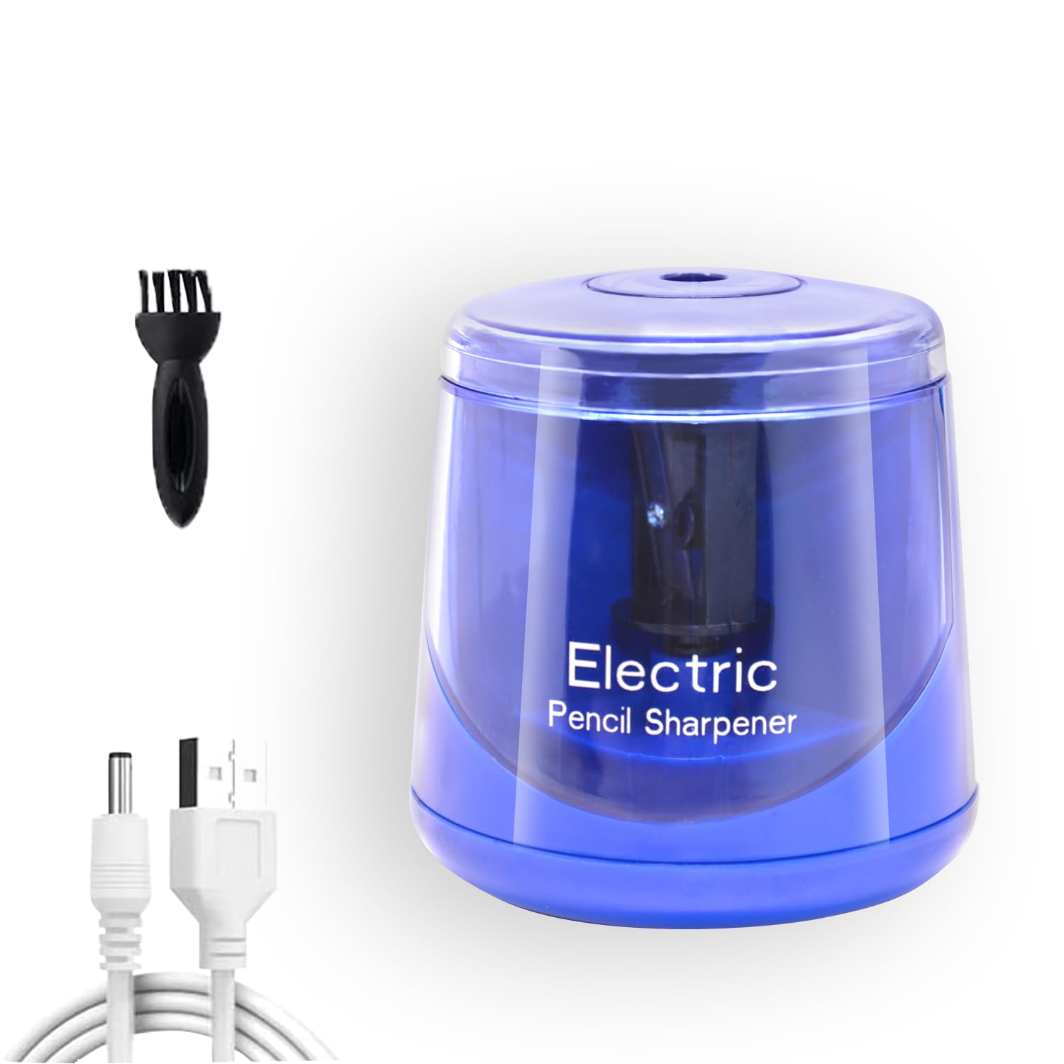 Electric Pencil Sharpener Battery Not lncluded or USB Powered Small Portable for NO2 Pencils Automatic for Home and