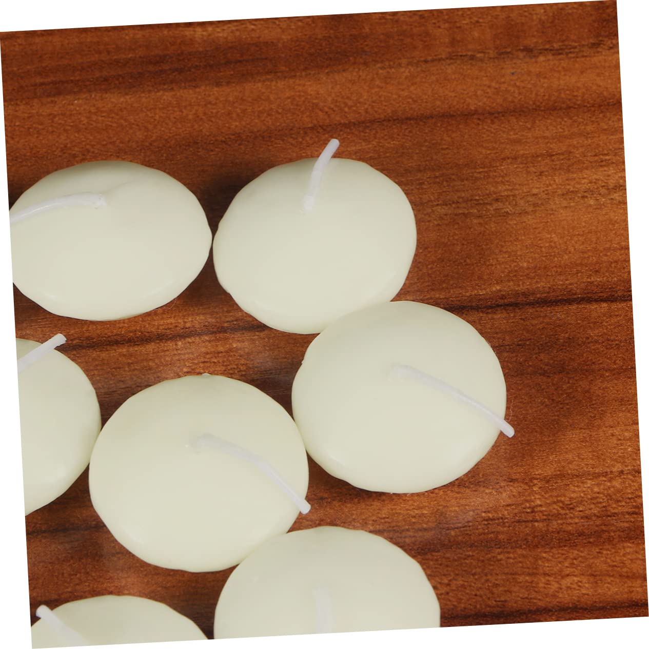 Velas Flotantes 50 Unidades de Cera de Parafina Redondas