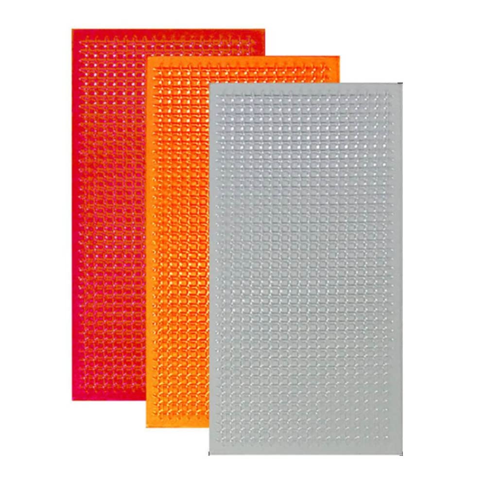 DIY Grid Pattern Auto Lens Repair Kit Quick Fix A Cracked Broken Tail Light Smooth Surface Polish Red Amber Clear Color