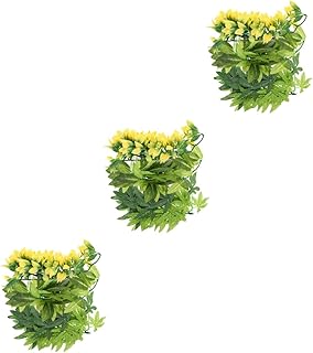 Ipetboom 9 Pçs Caixa De Escalada Para Animais De Estimação Recipientes De Vidro De Rattan Artificiais Para Anfíbios Habitats De Répteis Realistas Plantas Decorações De Plantas De Répteis