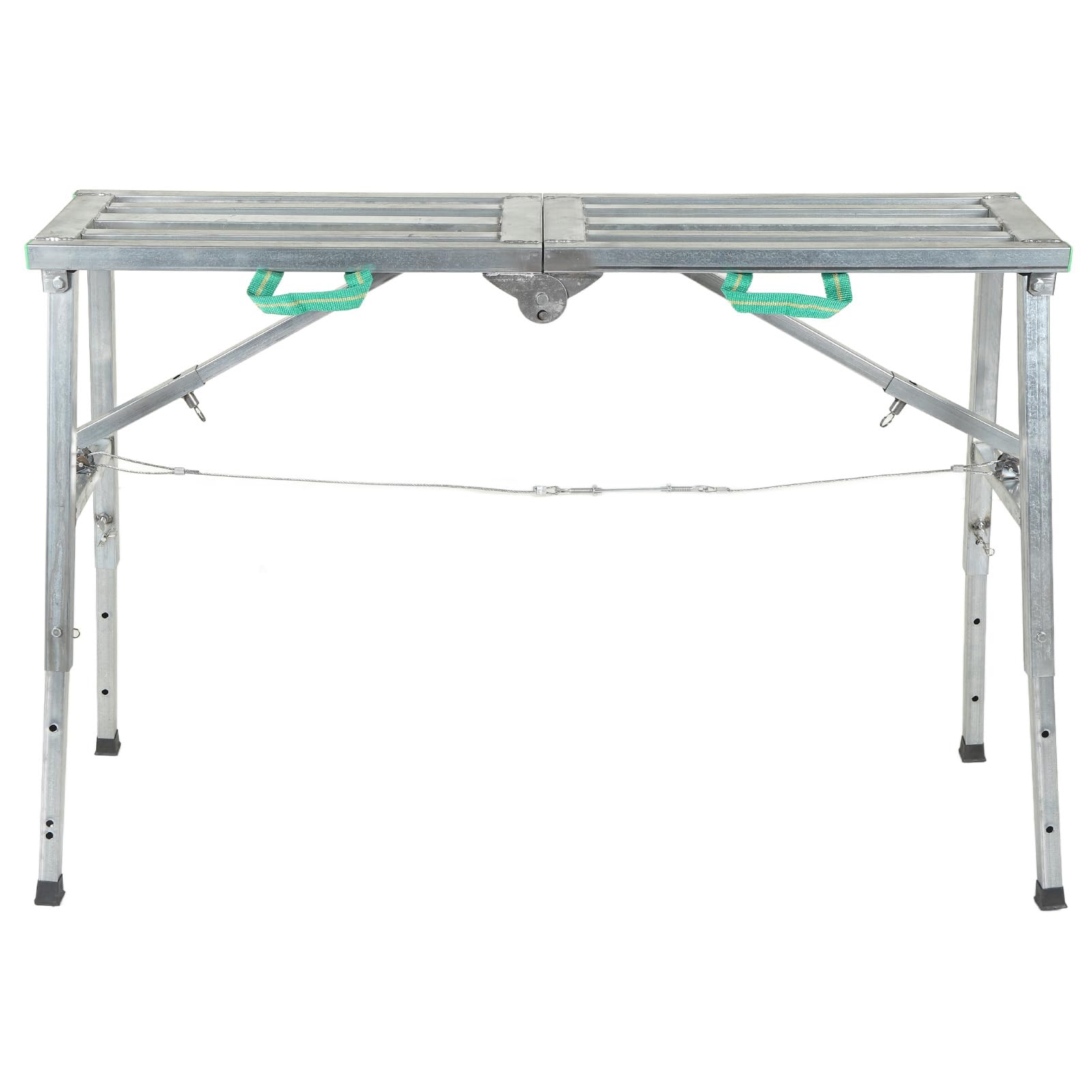 Piattaforma di lavoro pieghevole regolabile, scala, piattaforma di lavoro pieghevole, ponteggio in alluminio, scala a pioli per pareti a secco, capacità di carico massima 200 kg, altezza regolabile