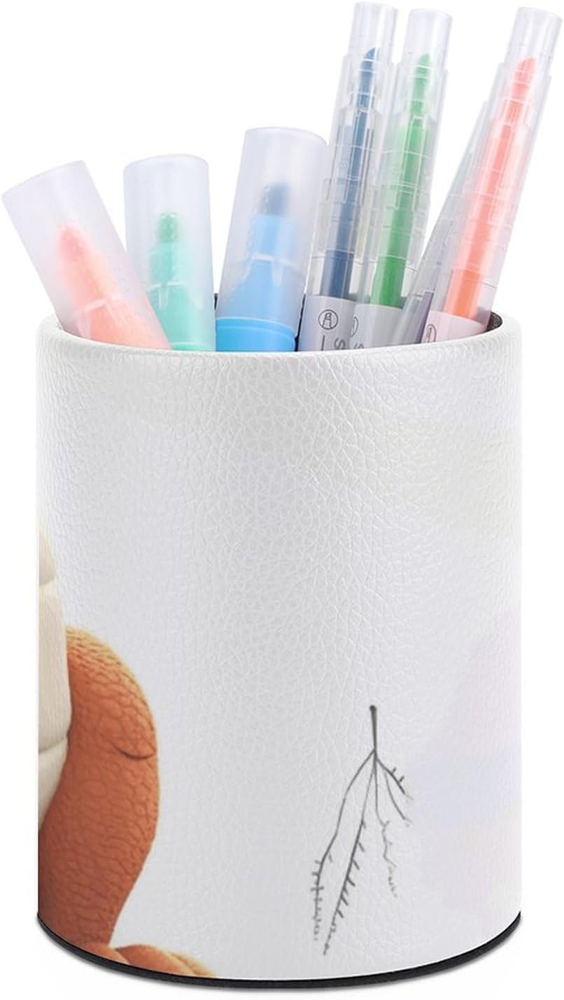 Desk Organizer Funny Dragon Printed Pen Holder Pen Cup Remote Control Holder Pencil Holder for Home Office