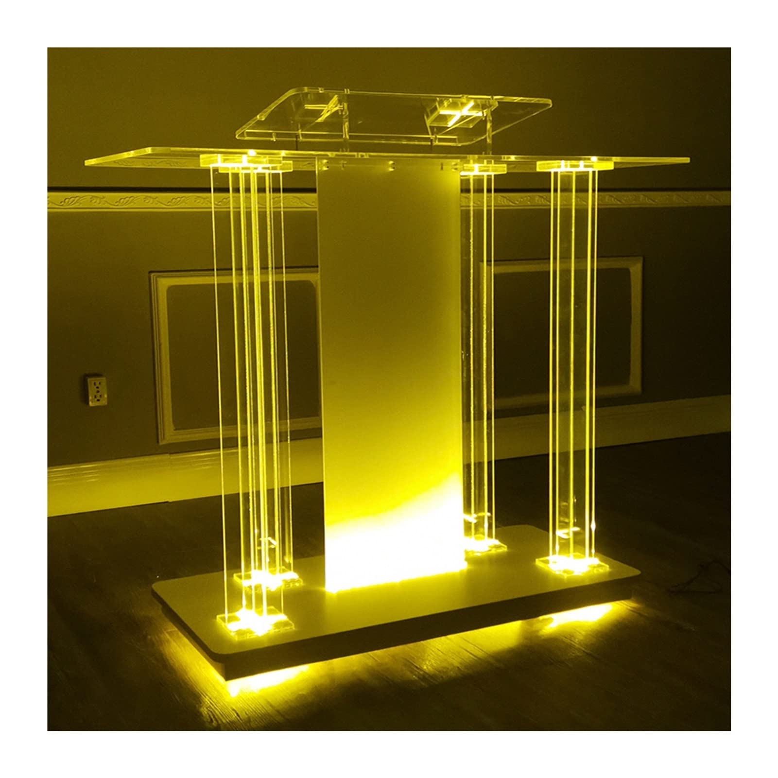 Buy ZEELYDE Lectern Podium Stand,Clear Acrylic Podium, Professional Lectern Stand, Portable