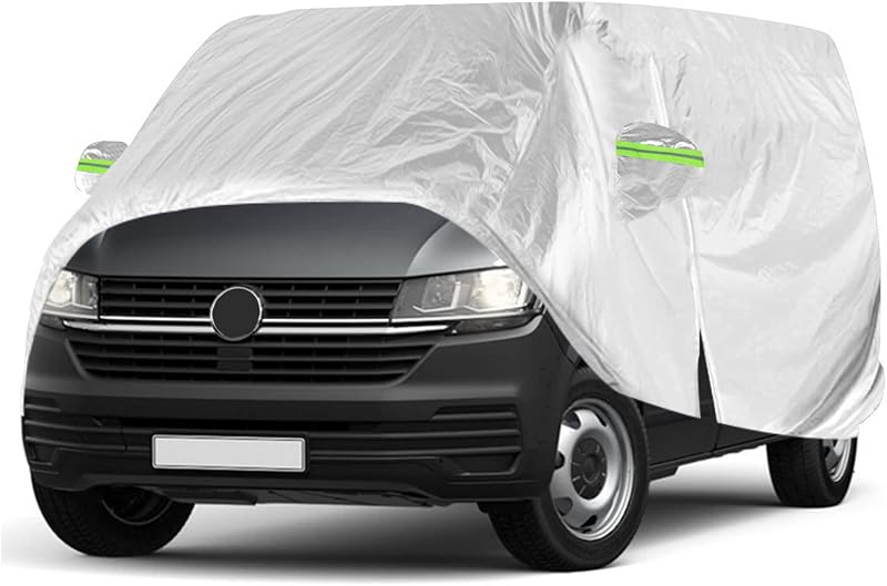 NIGOOLATA VW T5 T6 Transporter teljes autóvédő ponyva cipzárral vízálló - für VW T5/T6