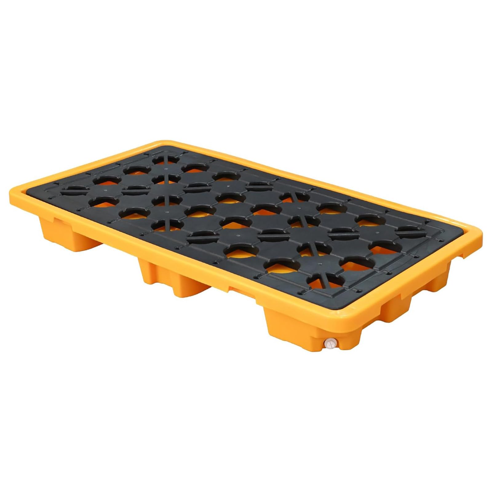 XUFWANYE Anti-Leak Plastic Oil Tank Spill-Proof Pallet, Spill Containment Pallet 67×67×15cm(26.38×26.38×5.91in)