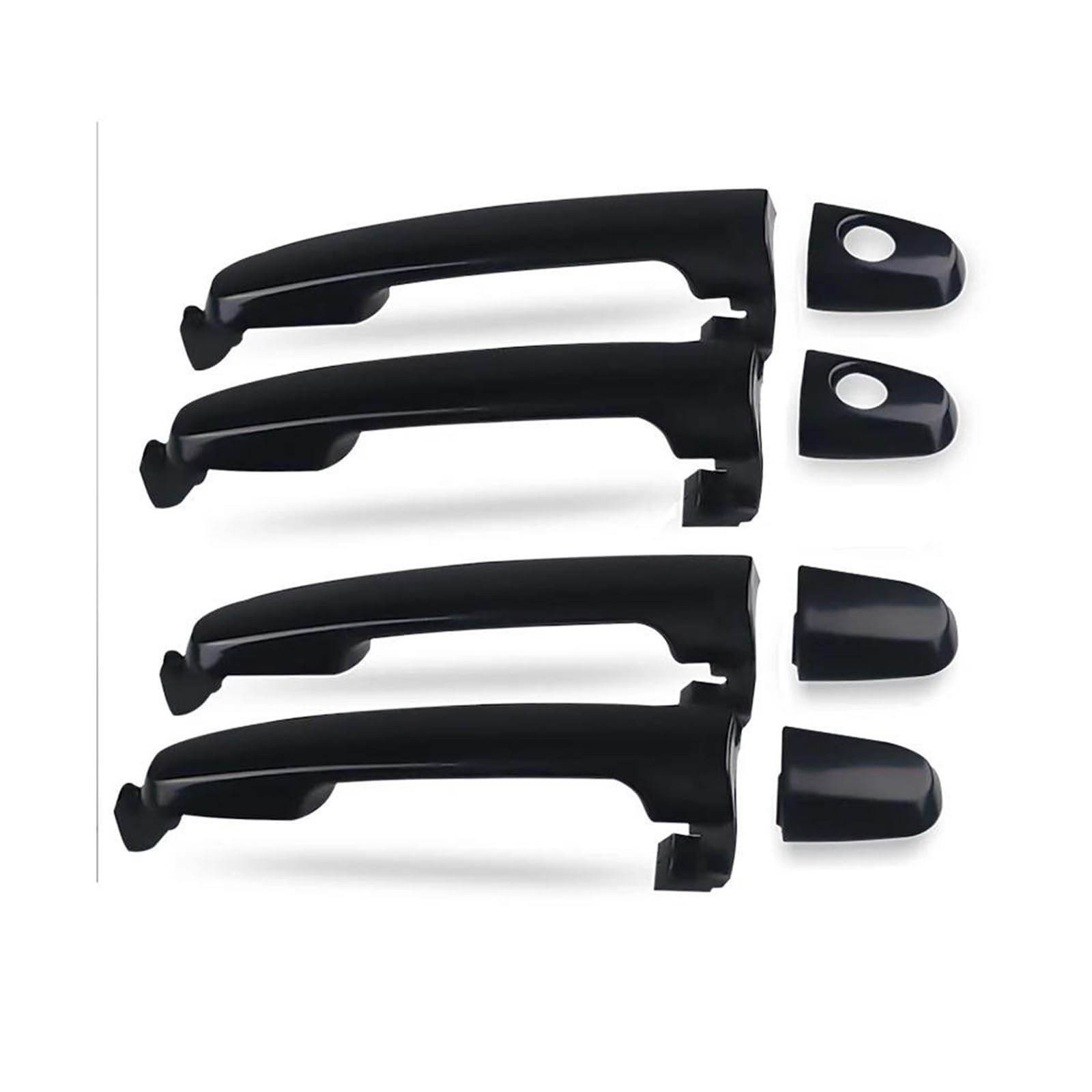 FIXCOR for Toyota for Corolla for Matrix for RAV4 for Yaris for Solara for Highlander for Camry Exterior Door Handles(A Set 4 Sides)
