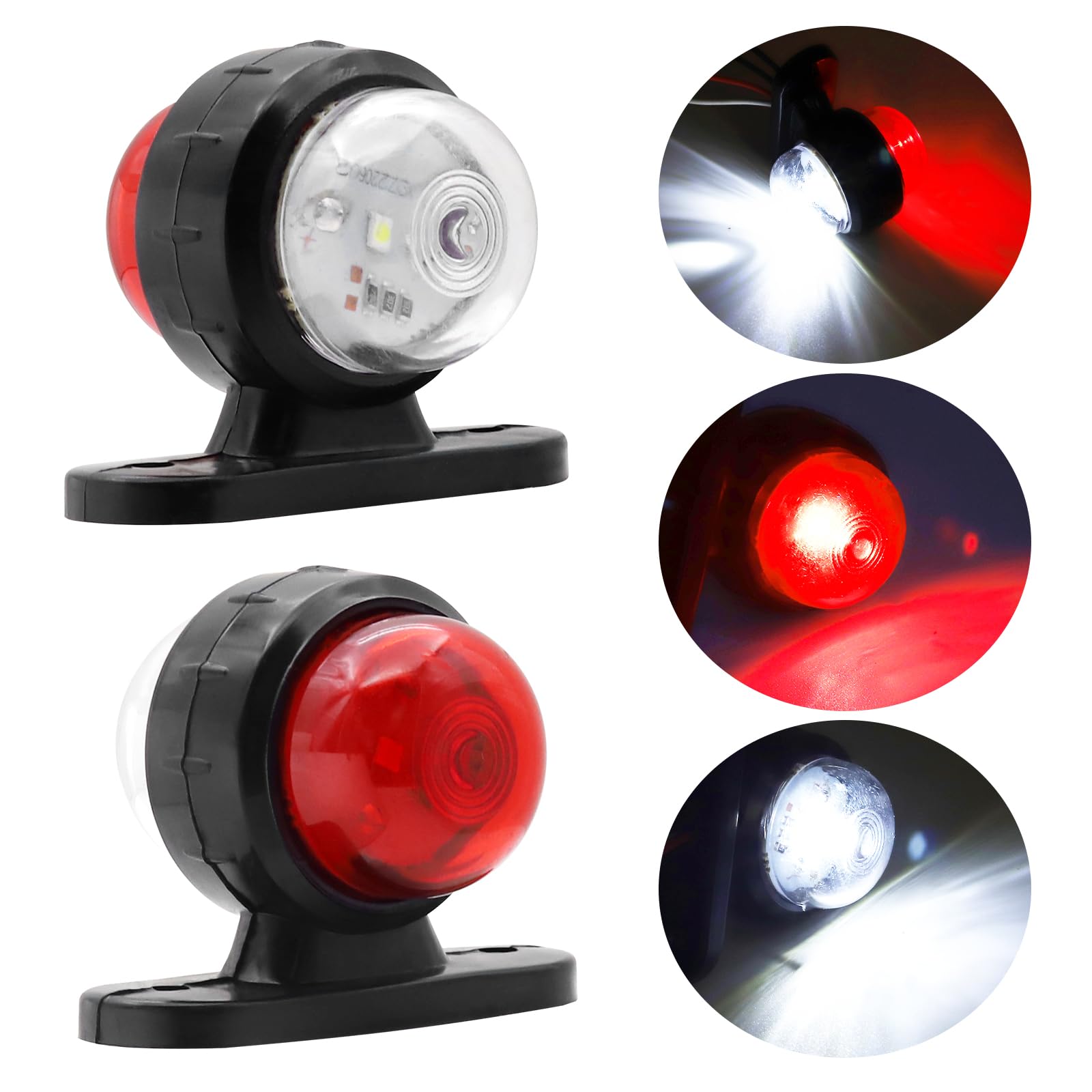 8 Pezzi Indicatori Di Direzione, Luci Laterali E Di Posizione A 7 LED