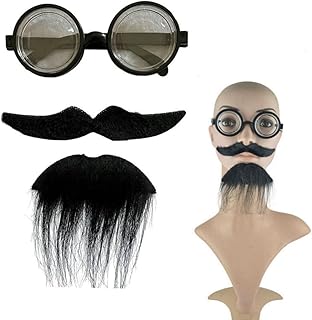 Funny Cosplay Costume for Men Women Kids Black Beard Cosplay Game Face Beard Halloween Party Stage Props