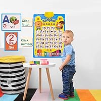 Vista 5 de Póster del alfabeto ruso para niños, juguetes con hablantes nativos, aprender para maniquíes, todo en uno, libros para niños