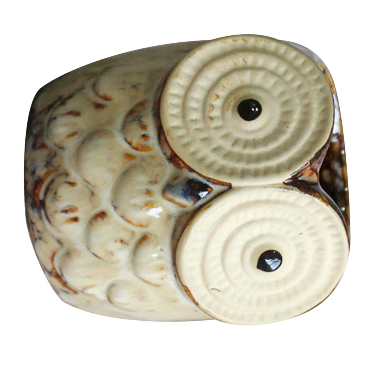 Pots en céramique hibou Toddmomy pour succulentes et cactus