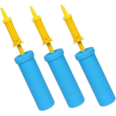 Amazon ハンドポンプ 空気入れ 2倍速ポンプ バルーン 風船 ビーチボール 浮き輪 エアークッション 空気入れ エアーポンプ ふうせんアクセサリー 3 風船 バルーン おもちゃ